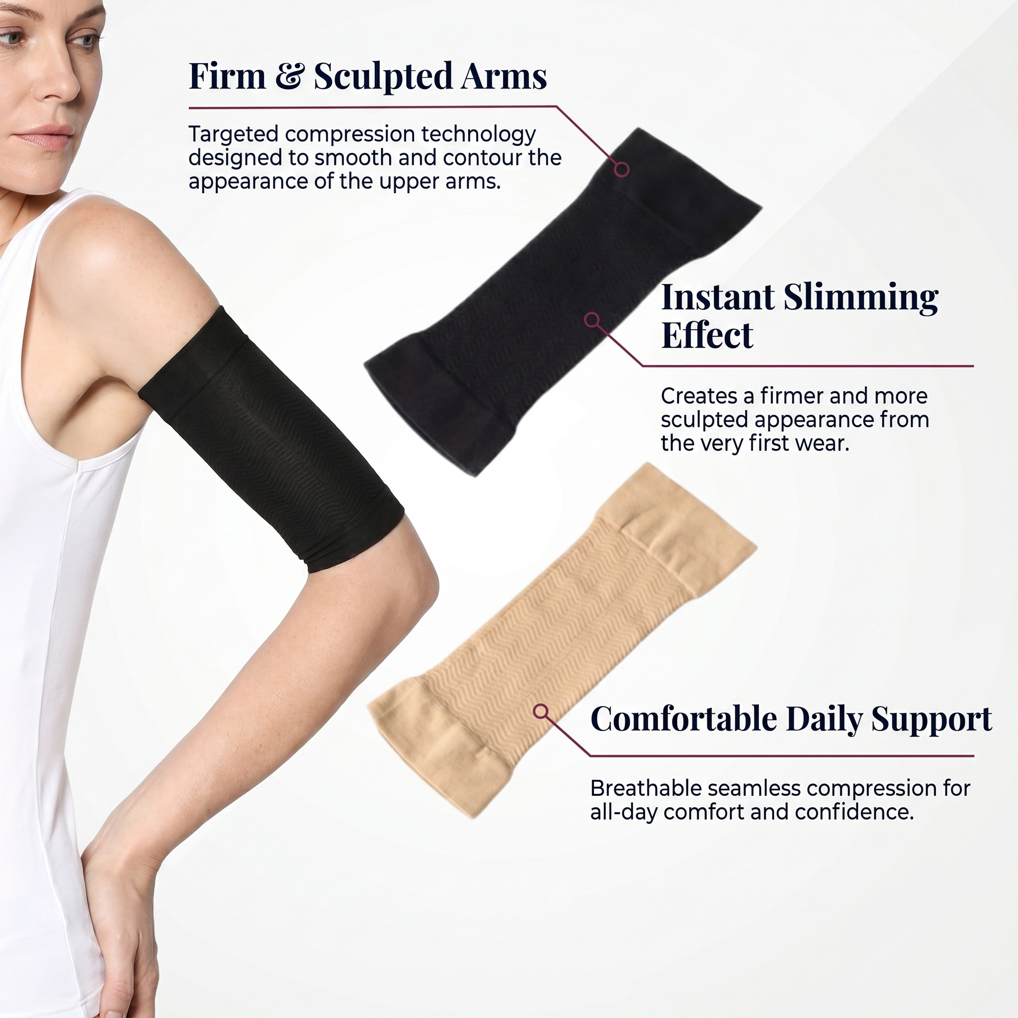 Aalyra® Sculpting Arm Sleeves